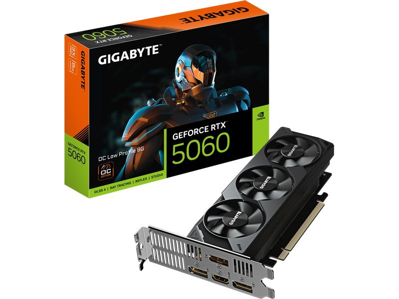 Gigabyte Grafikkarte GeForce RTX 5060 OC Low Profile 8G