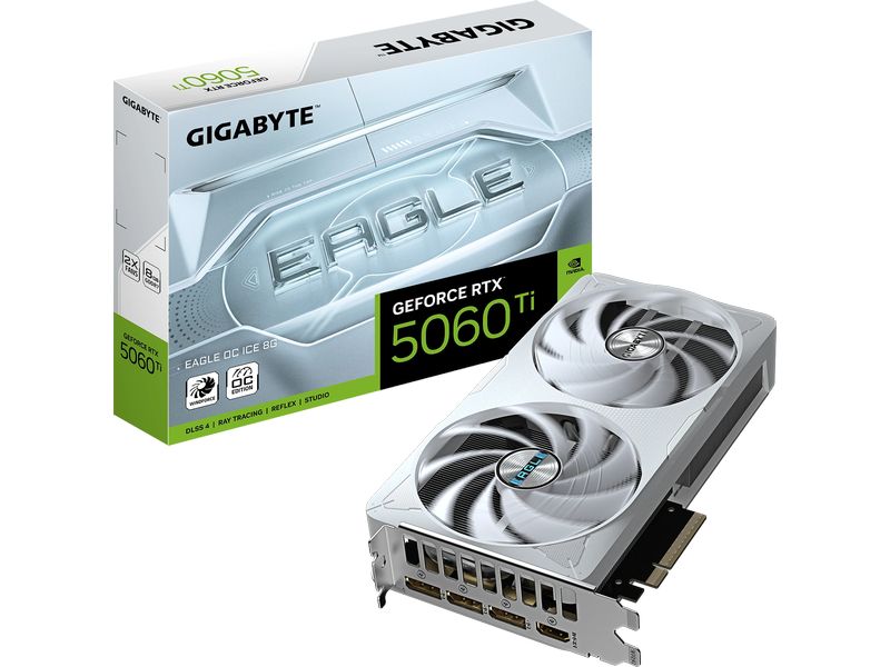 Gigabyte Grafikkarte GeForce RTX 5060 Ti EAGLE OC ICE 8G