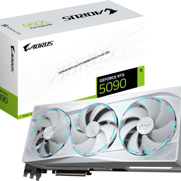 Gigabyte Grafikkarte AORUS GeForce RTX 5090 STEALTH ICE 32G