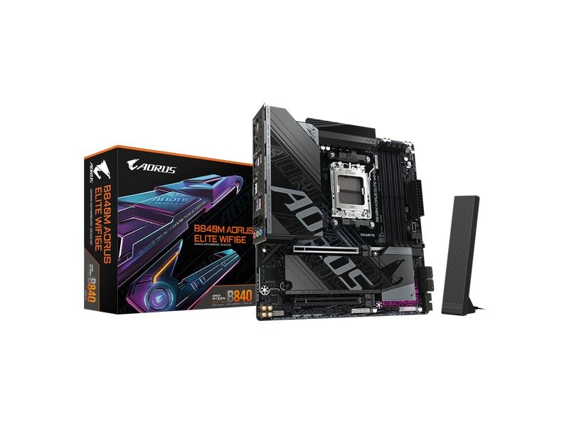Gigabyte Mainboard B840M AORUS ELITE WIFI6E