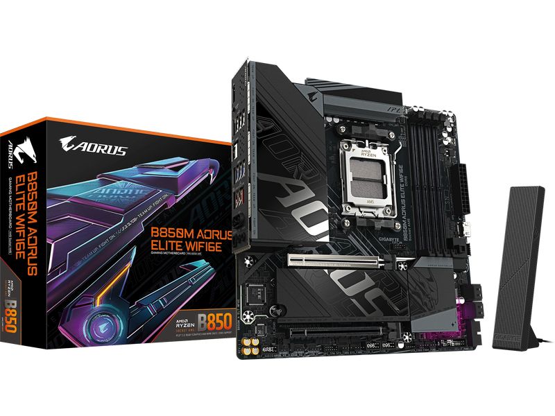 Gigabyte Mainboard B850M AORUS ELITE WIFI6E