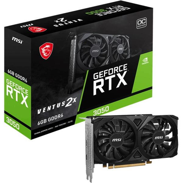 MSI Grafikkarte GeForce RTX 3050 VENTUS 2X E 6G OC