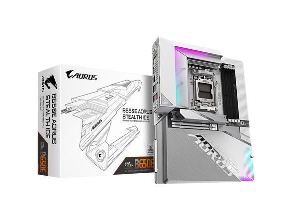 Gigabyte Mainboard B650E AORUS STEALTH ICE