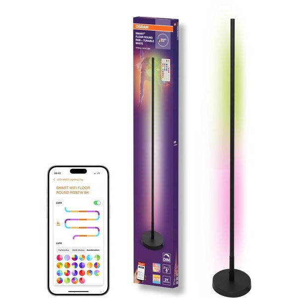 OSRAM Stehleuchte SMART+ FLOOR ROUND RGB + TW + RC