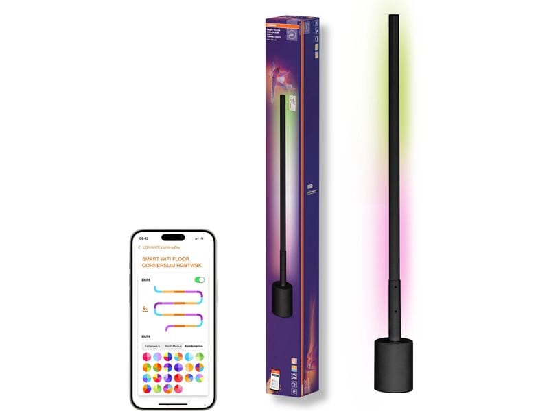 OSRAM Stehleuchte SMART+ FLOOR CORNER SLIM RGB + TW + RC