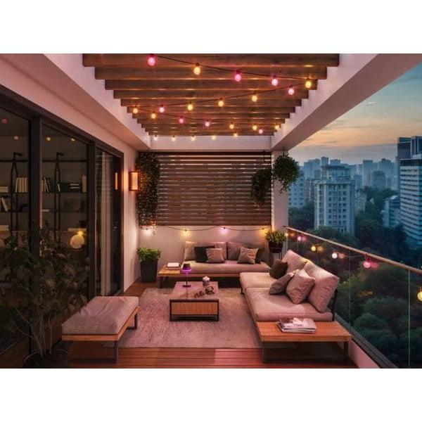 Philips Hue LED-Lichterkette Festavia Globe Outdoor Erweiterung 14 m