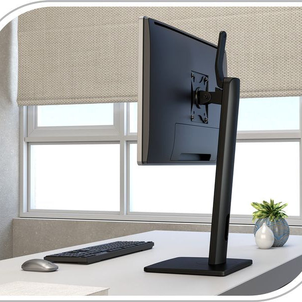 PureMounts Tischhalterung PM-OFFICE-ST-01 bis 7 kg – Schwarz