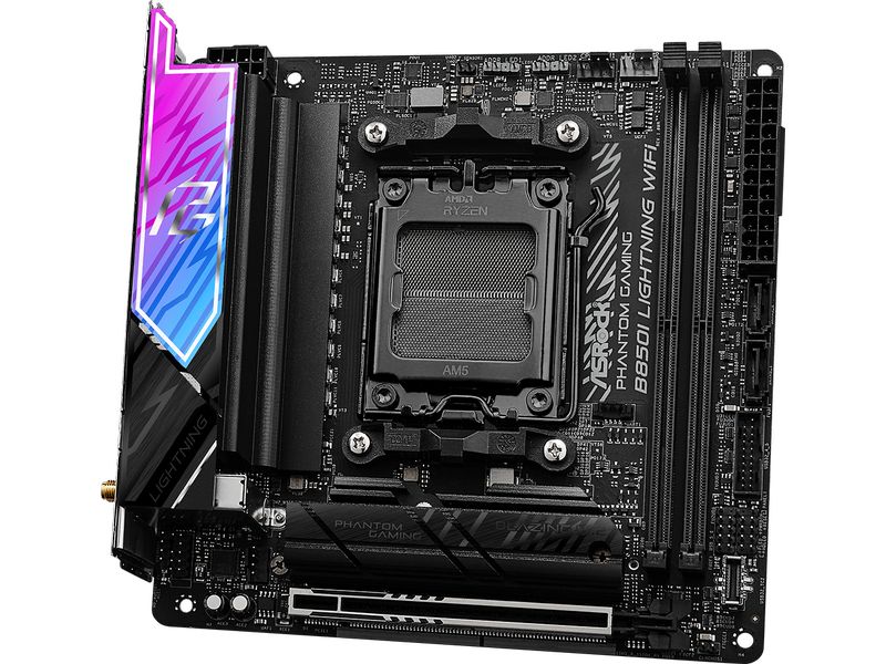 ASRock Mainboard Phantom Gaming B850I Lightning WiFi