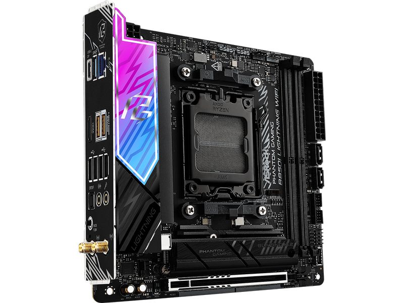 ASRock Mainboard Phantom Gaming B850I Lightning WiFi
