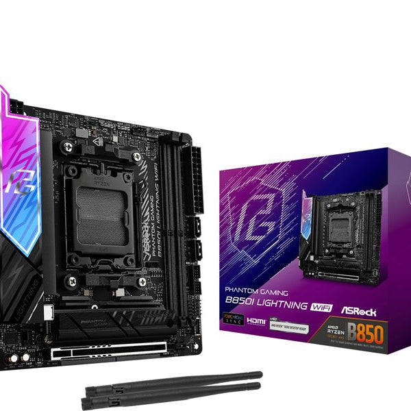 ASRock Mainboard Phantom Gaming B850I Lightning WiFi