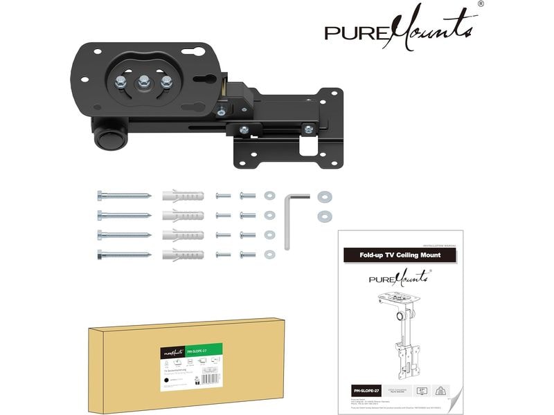 PureMounts Deckenhalterung PM-SLOPE-27