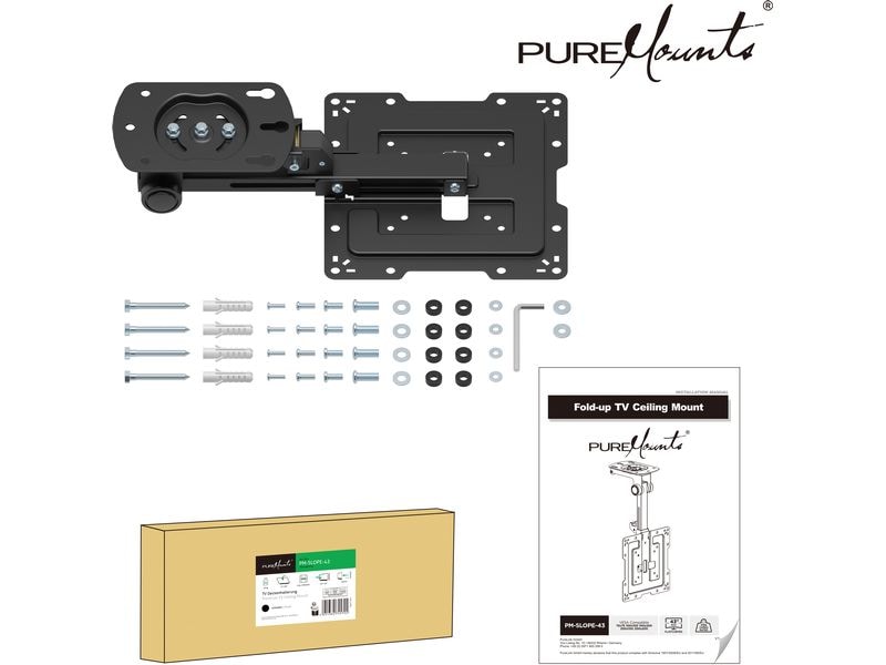 PureMounts Deckenhalterung PM-SLOPE-43