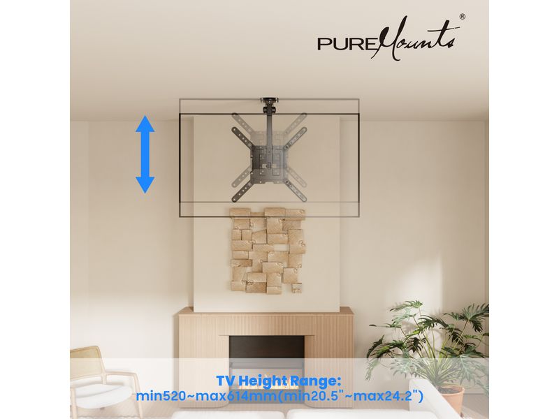 PureMounts Deckenhalterung PM-SLOPE-55