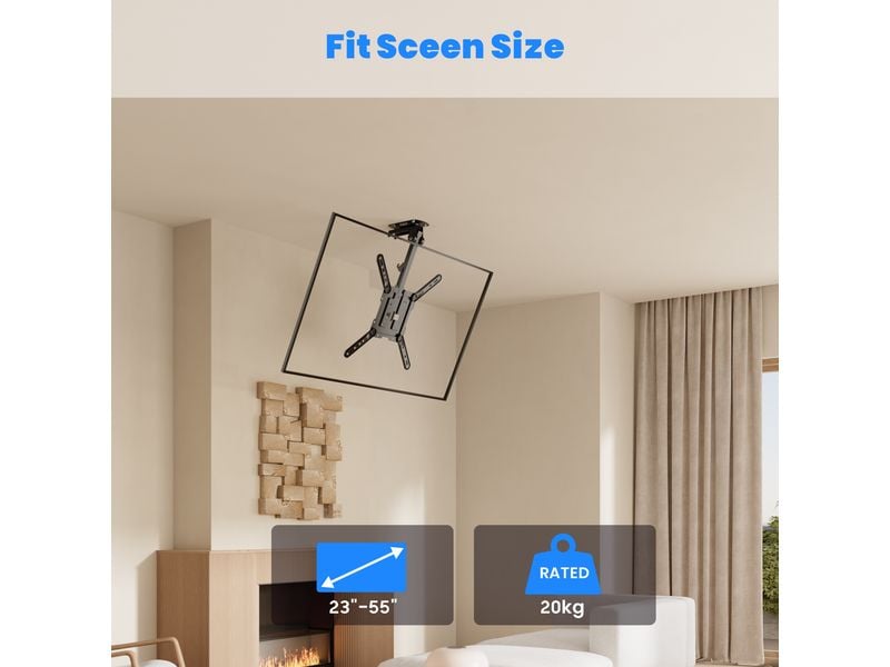 PureMounts Deckenhalterung PM-SLOPE-55