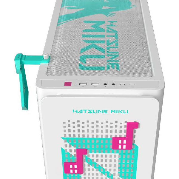 ASUS PC-Gehäuse A23 Hatsune Miku Edition Türkis, Weiss