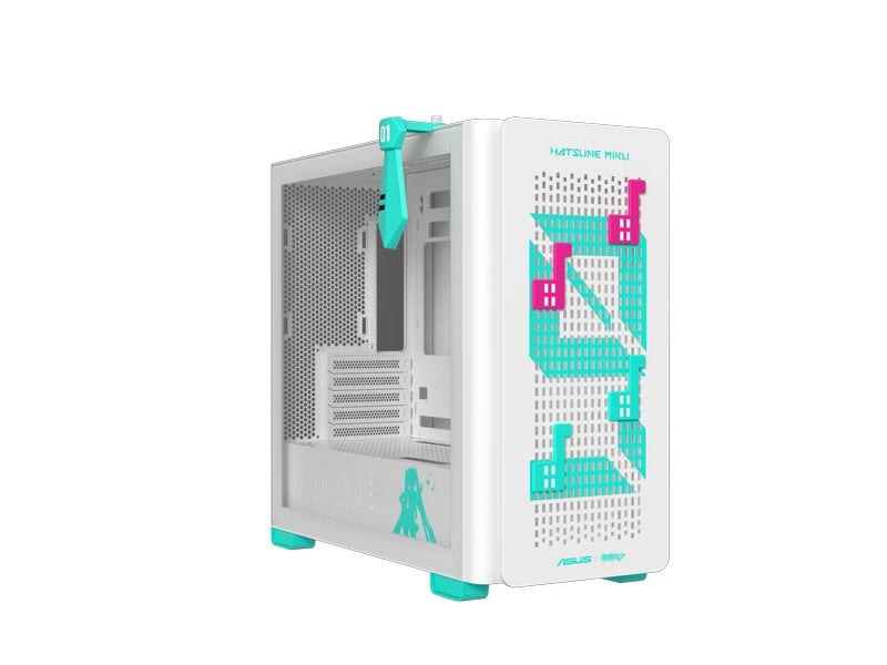 ASUS PC-Gehäuse A23 Hatsune Miku Edition Türkis, Weiss