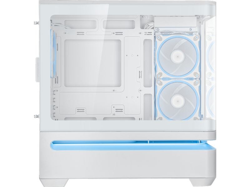 ASUS PC-Gehäuse Prime AP202 TG ARGB Weiss