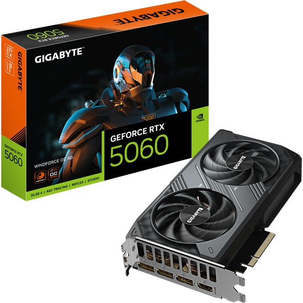 Gigabyte Grafikkarte GeForce RTX 5060 WINDFORCE OC 8G