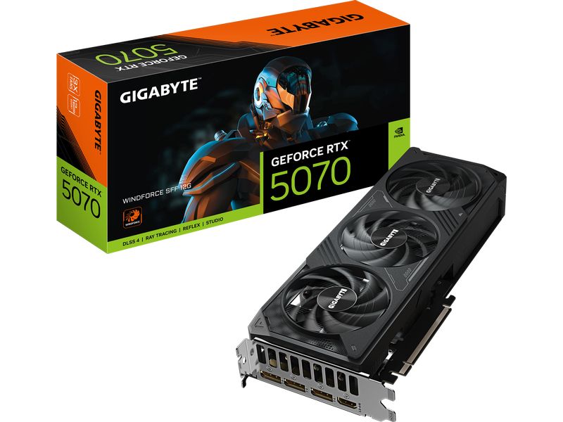 Gigabyte Grafikkarte GeForce RTX 5070 WINDFORCE SFF 12G