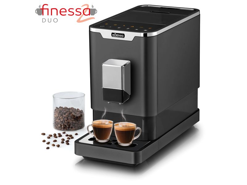 Koenig Kaffeevollautomat Finessa Duo Anthrazit