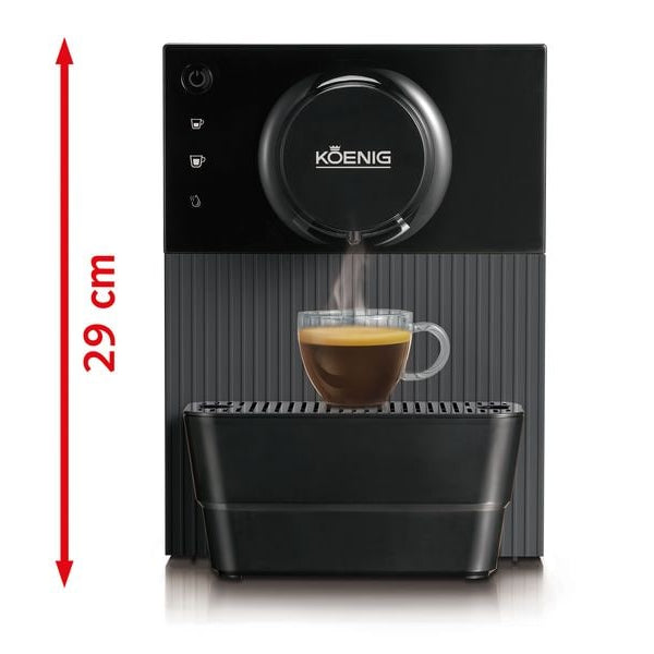 Koenig Kaffeevollautomat Finessa Nano Dunkelgrau