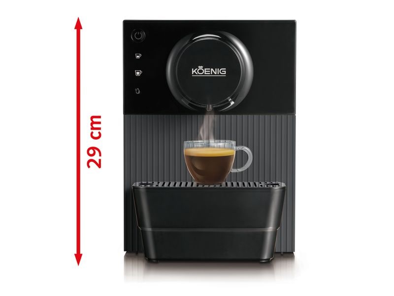 Koenig Kaffeevollautomat Finessa Nano Dunkelgrau