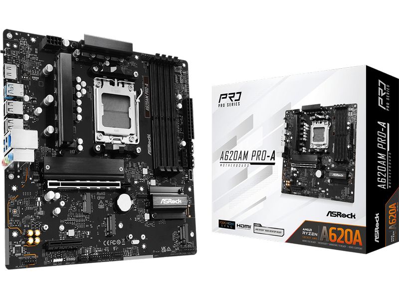 ASRock Mainboard A620AM Pro-A