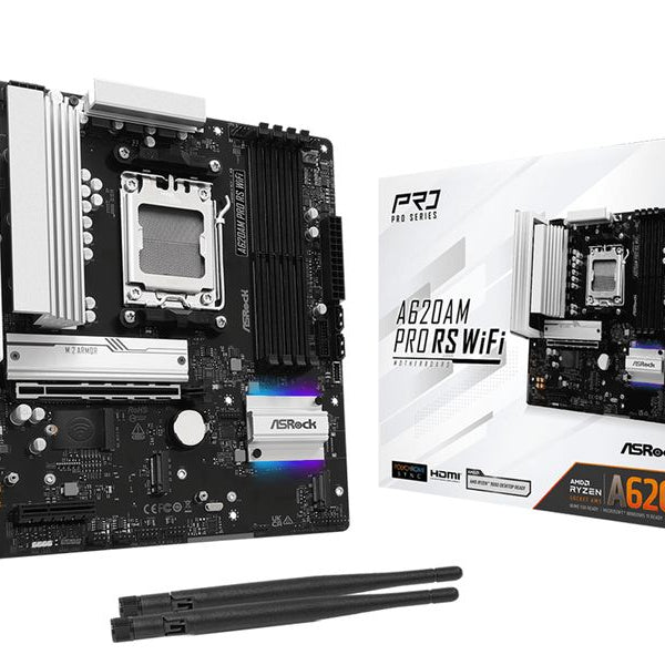 ASRock Mainboard A620AM Pro RS WiFi