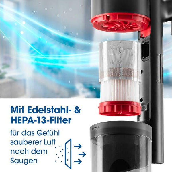 CLEANmaxx Akku-Hand- und Stielsauger 600 W