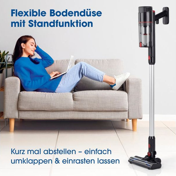 CLEANmaxx Akku-Hand- und Stielsauger 600 W