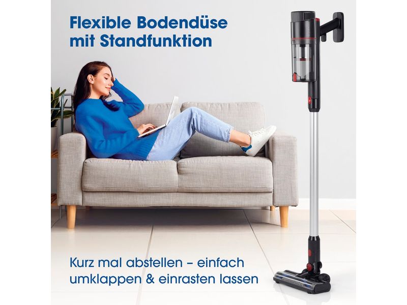 CLEANmaxx Akku-Hand- und Stielsauger 600 W