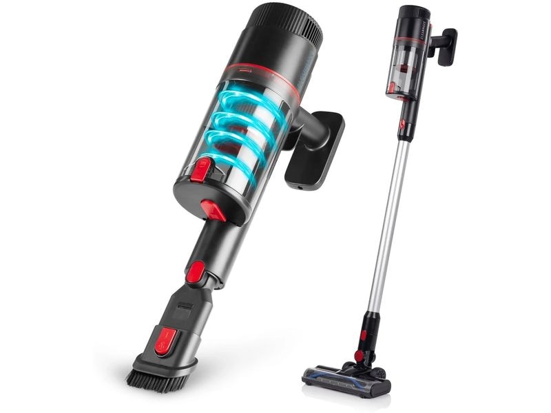 CLEANmaxx Akku-Hand- und Stielsauger 600 W