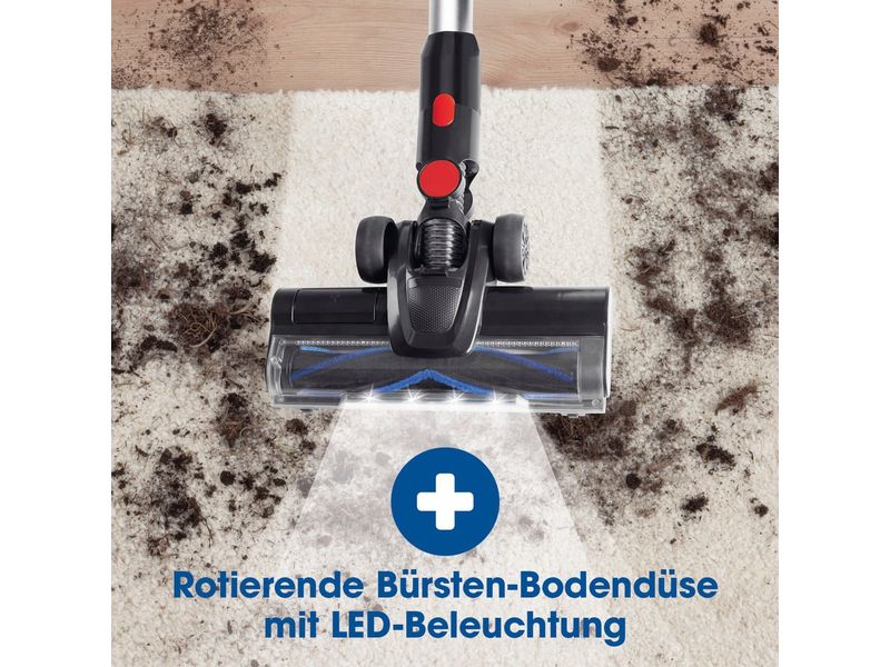 CLEANmaxx Akku-Hand- und Stielsauger 600 W