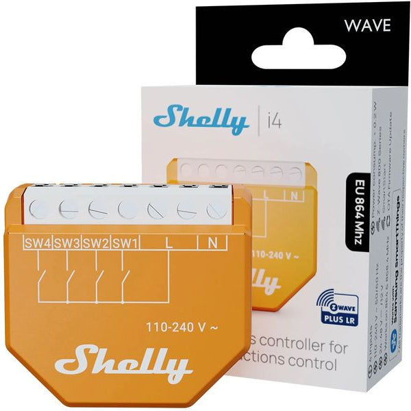Shelly Smart Home Wave i4 LR Aktor Z Wave Szene