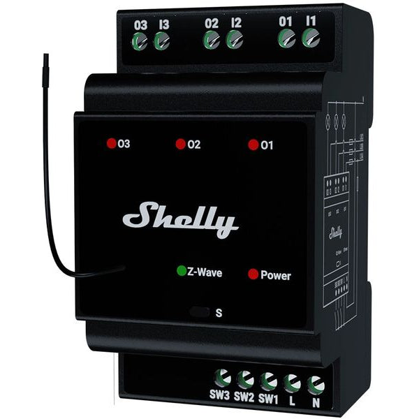 Shelly Funk-Schaltaktor Wave Pro 3 48 A