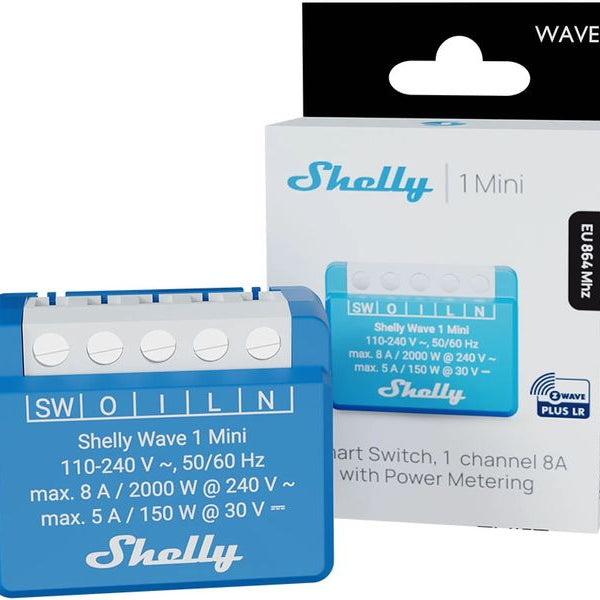 Shelly Schaltaktor Wave 1 Mini LR