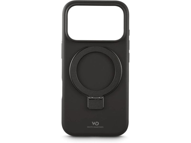 White Diamonds Back Cover Mag Urban Stand Case Schwarz für iPhone 17 Pro