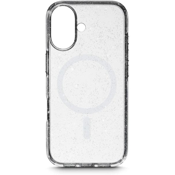 White Diamonds Back Cover Mag Glitter Transparent für iPhone 17