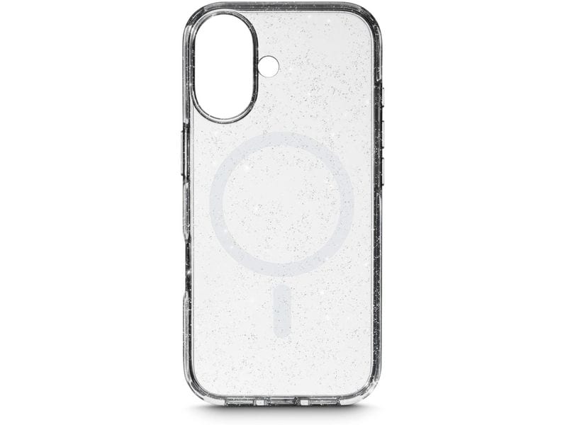 White Diamonds Back Cover Mag Glitter Transparent für iPhone 17