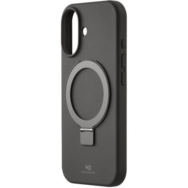 White Diamonds Back Cover Mag Urban Stand Case Schwarz für iPhone 17