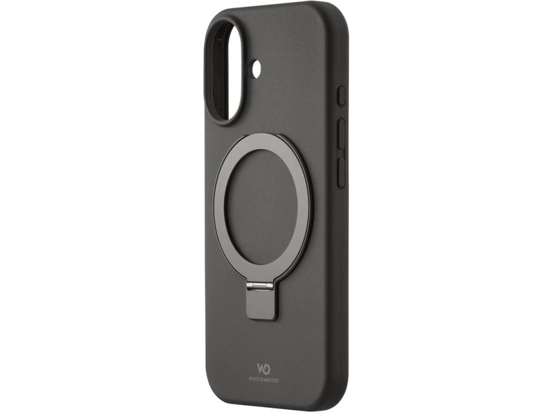 White Diamonds Back Cover Mag Urban Stand Case Schwarz für iPhone 17