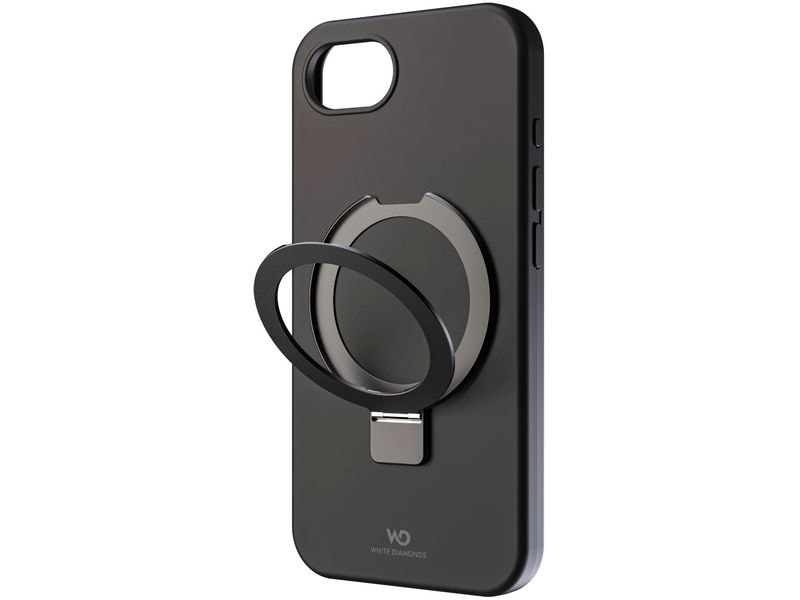 White Diamonds Back Cover Mag Urban Stand Case Schwarz für iPhone 16e