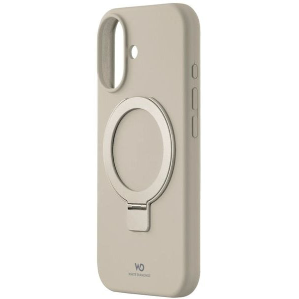 White Diamonds Back Cover Mag Urban Stand Case Sand für iPhone 17