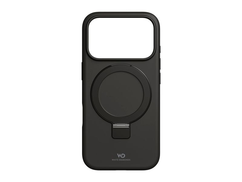 White Diamonds Back Cover Mag Urban Stand Case Schwarz für iPhone 17 Pro