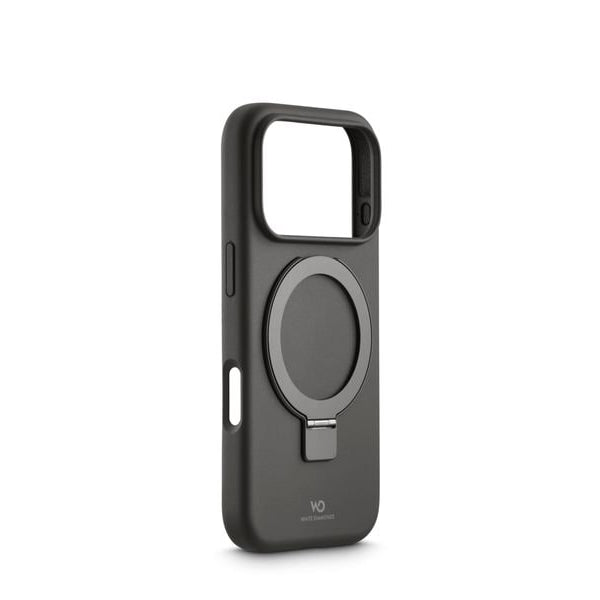 White Diamonds Back Cover Mag Urban Stand Case Schwarz für iPhone 17 Pro