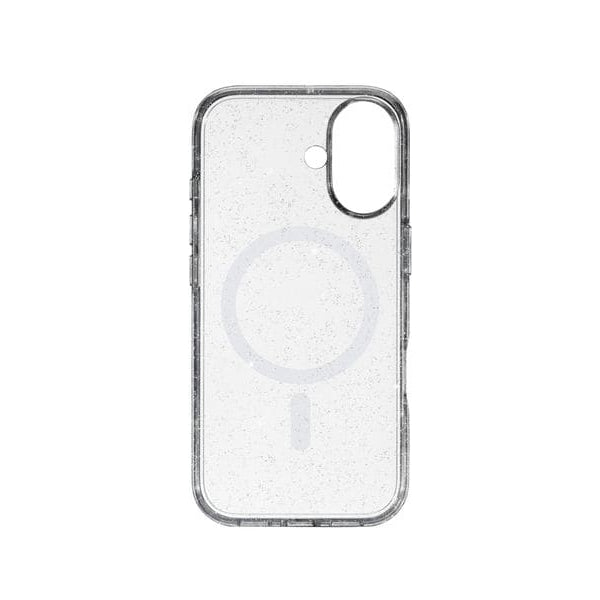 White Diamonds Back Cover Mag Glitter Transparent für iPhone 17