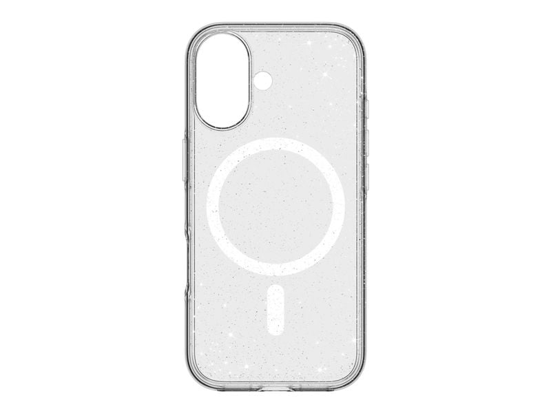 White Diamonds Back Cover Mag Glitter Transparent für iPhone 17