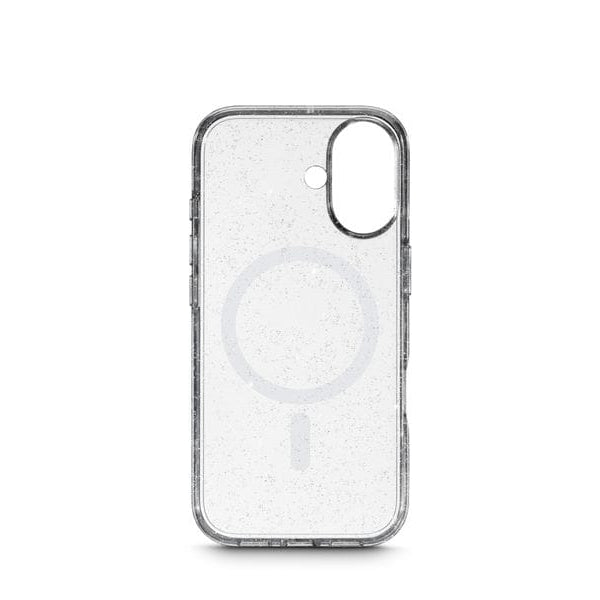 White Diamonds Back Cover Mag Glitter Transparent für iPhone 17