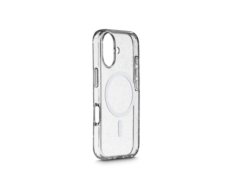 White Diamonds Back Cover Mag Glitter Transparent für iPhone 17