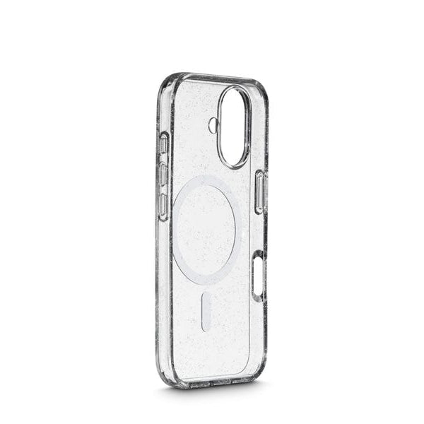 White Diamonds Back Cover Mag Glitter Transparent für iPhone 17